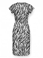 "Milia" Cap Sleeve Midi Dress
