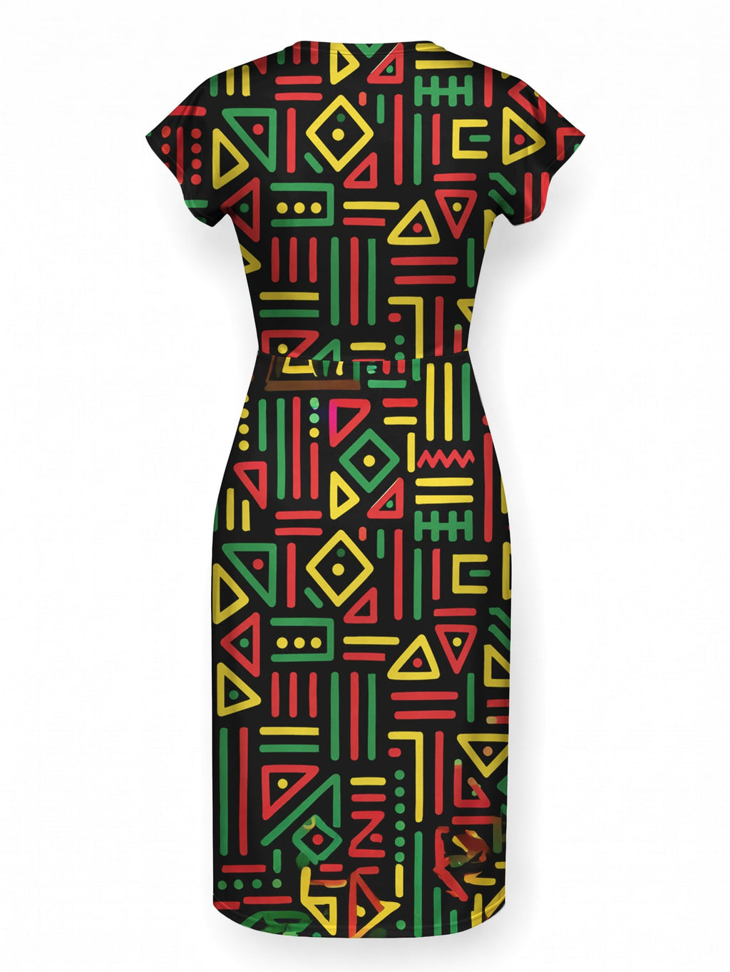 "Nairobi" Cap Sleeve Midi Dress