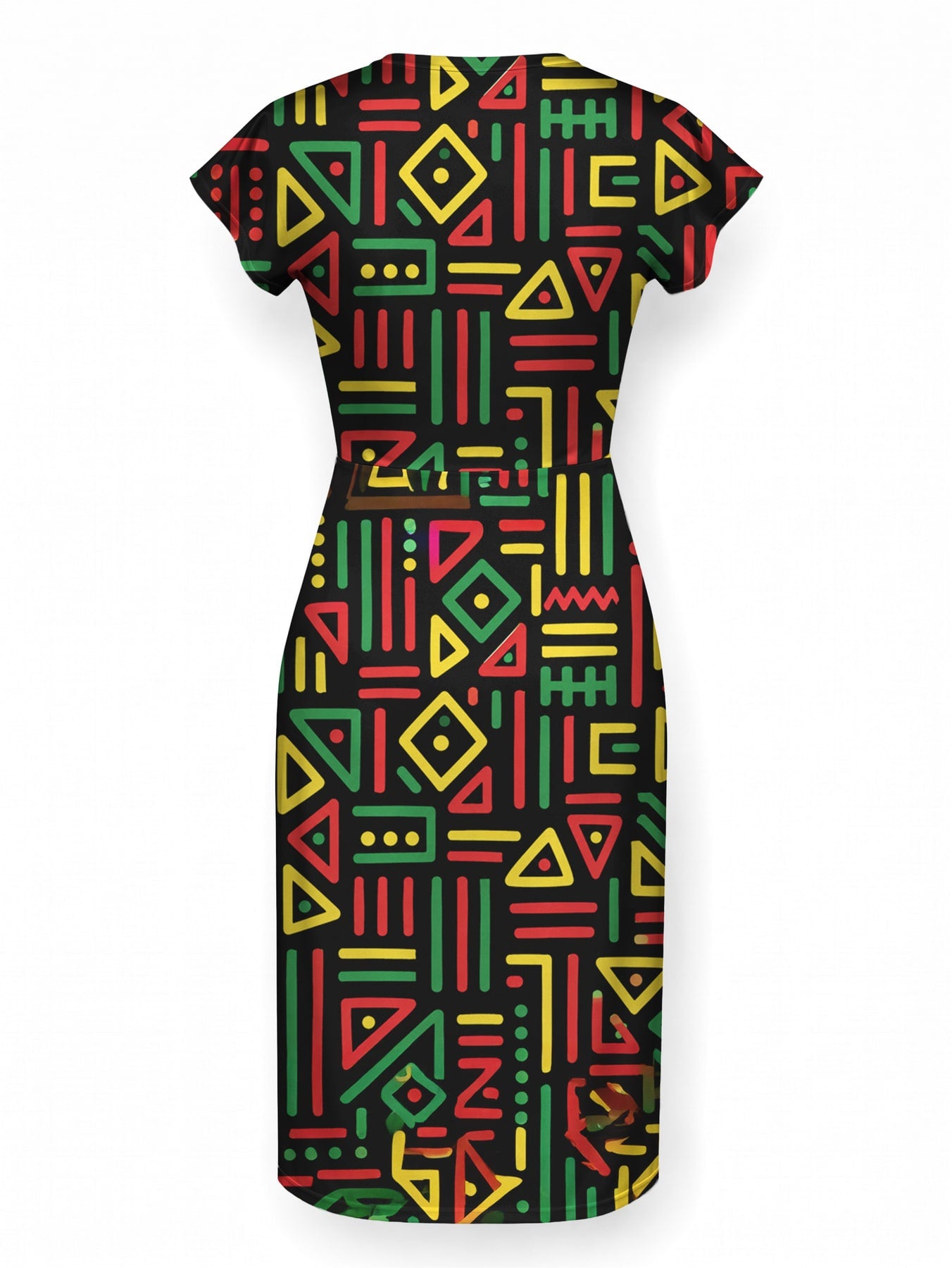 "Nairobi" Cap Sleeve Midi Dress