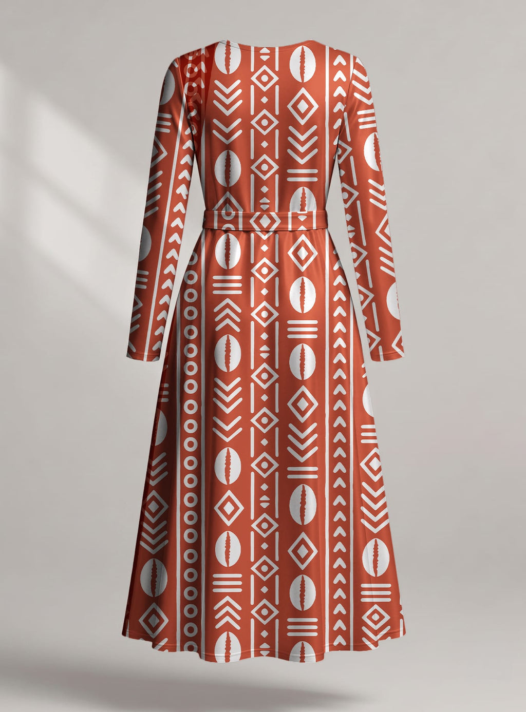 "Oshun Kijani" Viscose Midi Dress
