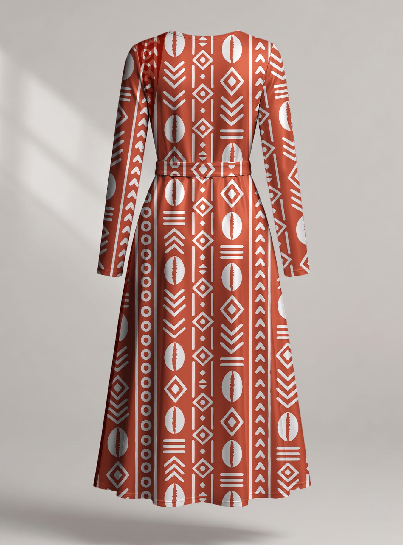 "Oshun Kijani" Viscose Midi Dress