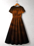 "Zuri" Short Sleeve Maxi Dress