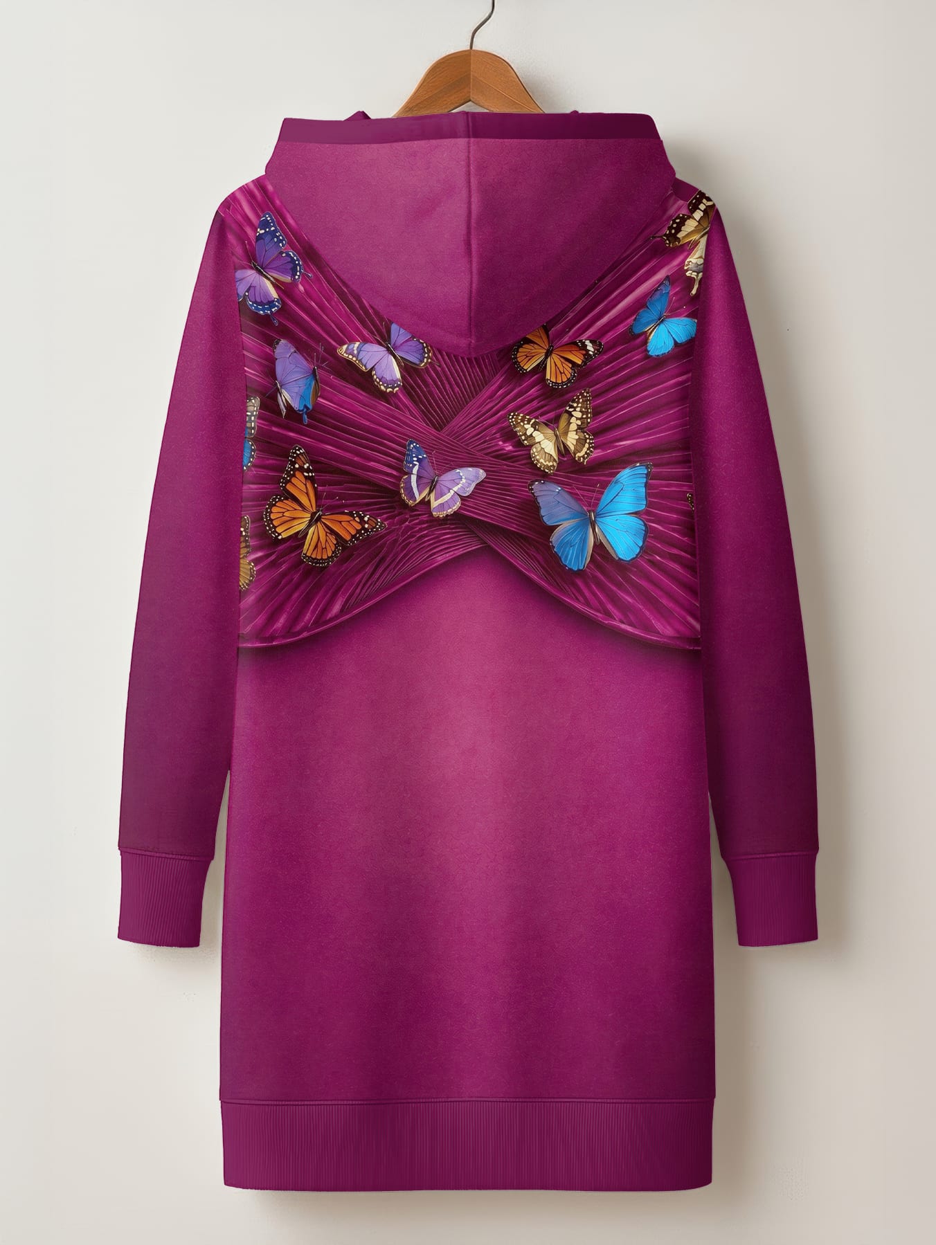 "Kipepeo" Hoodie Dress