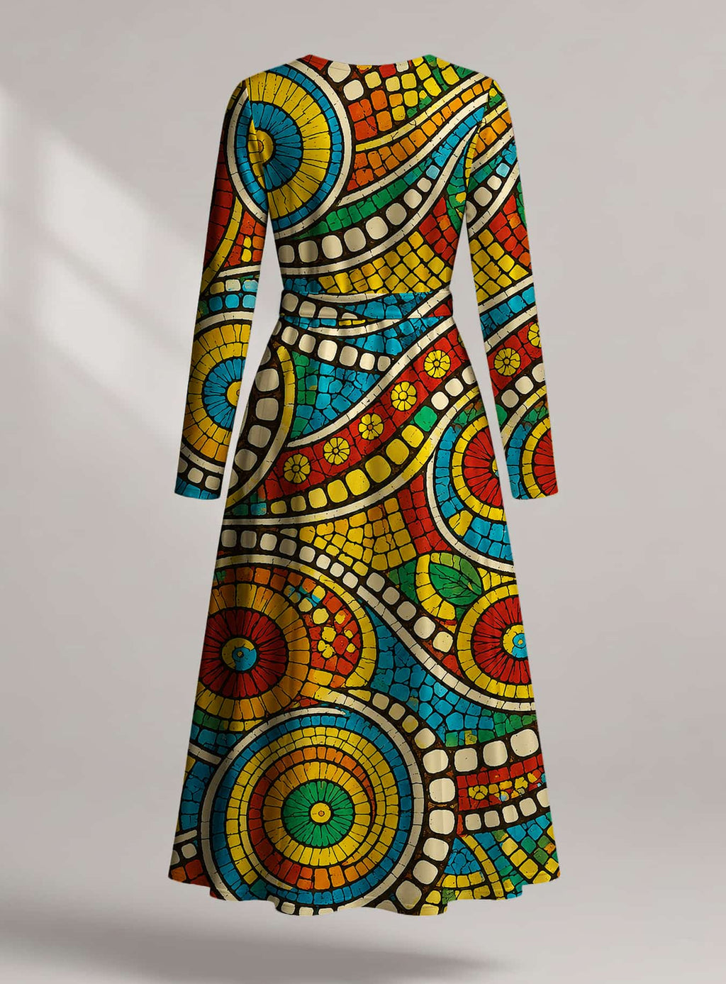"Taji" Viscose Midi Dress