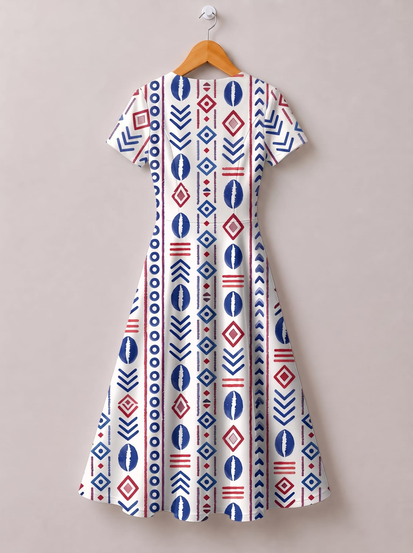 "Uhuru" Short Sleeve Maxi Dress