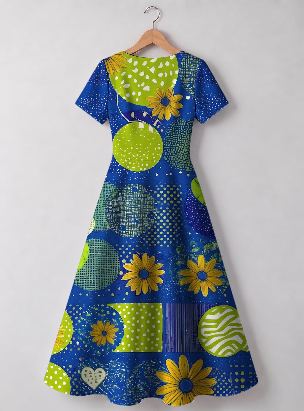 "Mchezo" Sweetheart Midi Dress