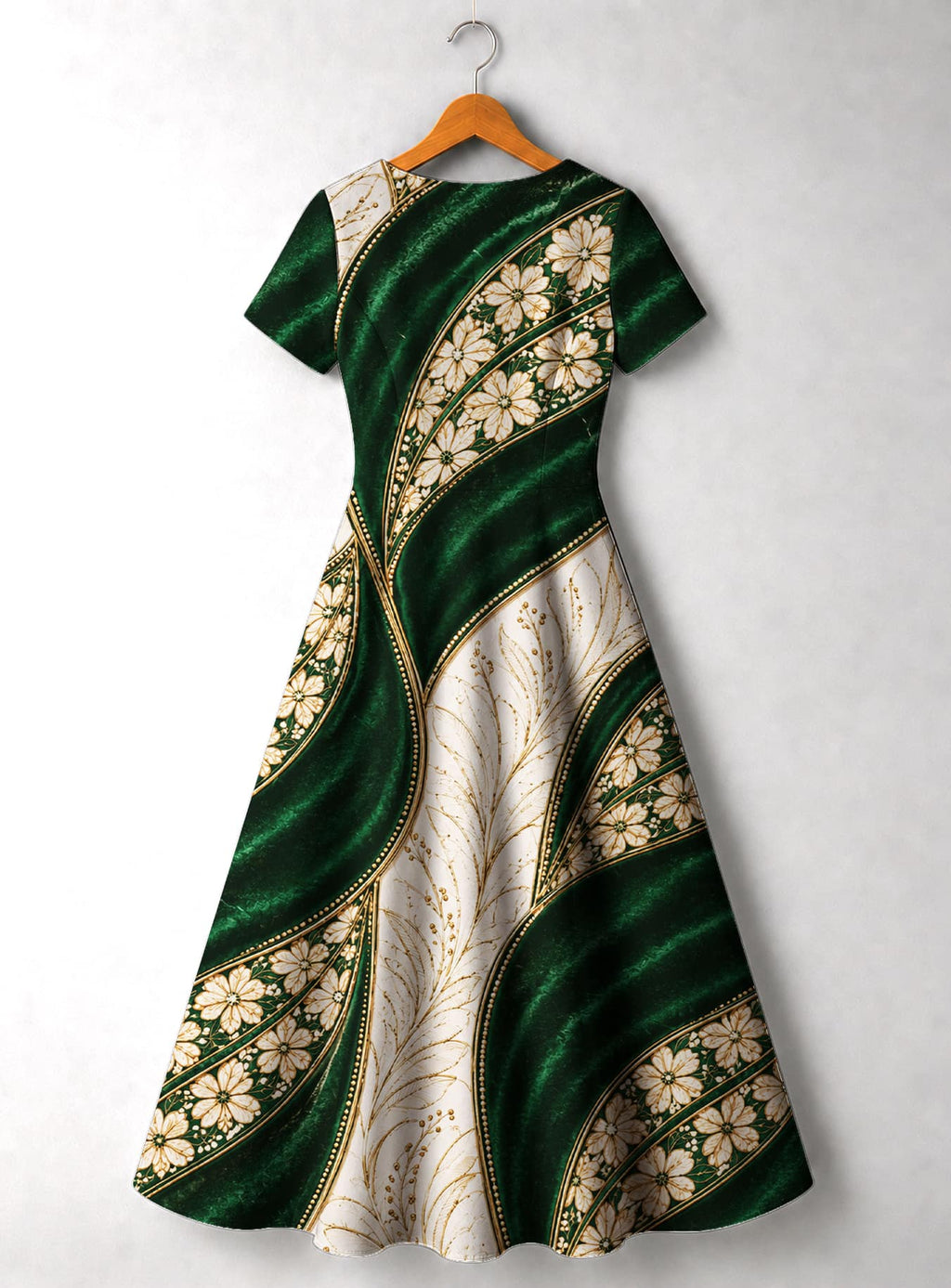 "Maile" Short Sleeve Maxi Dress