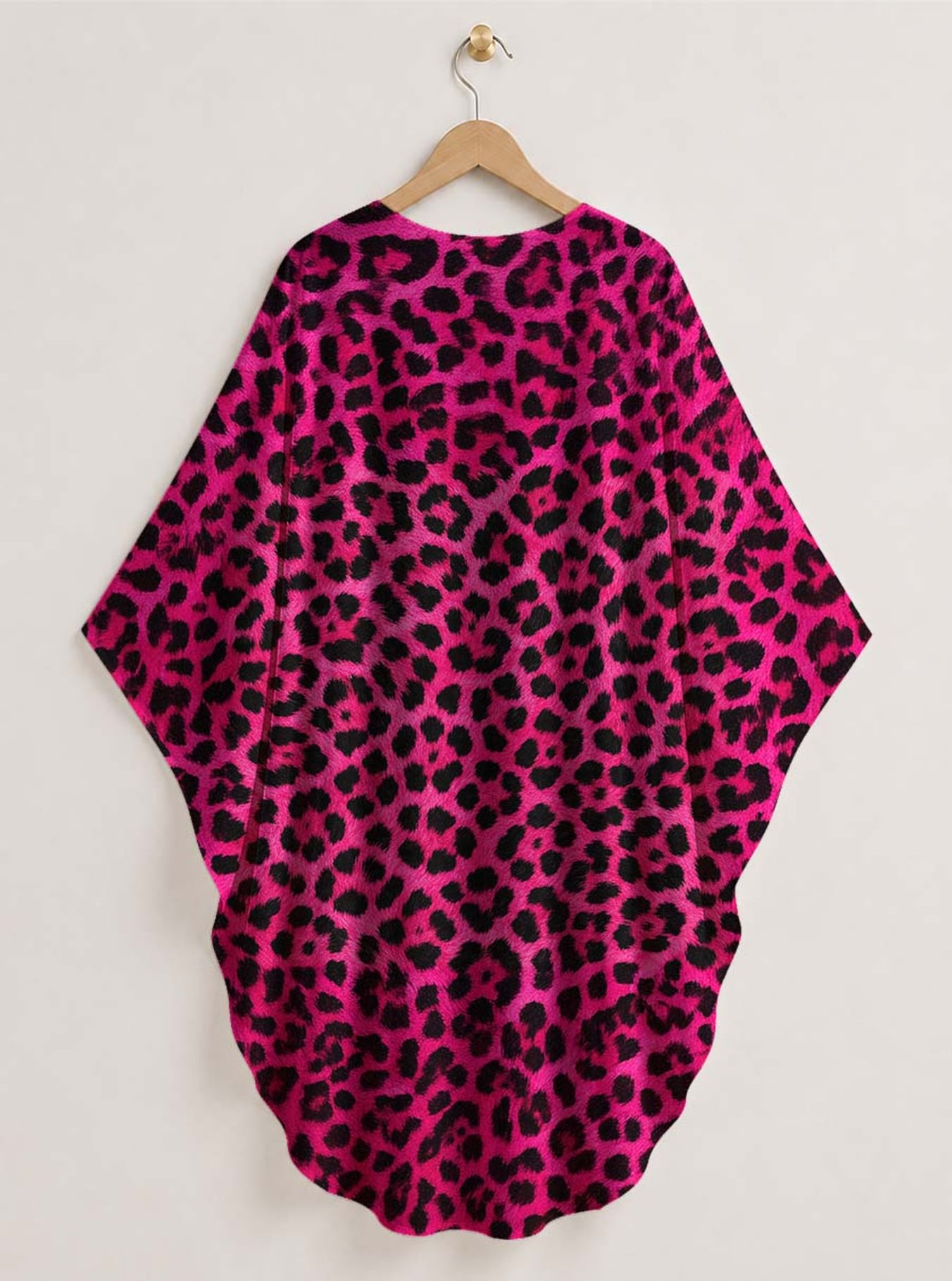 "Unstoppable" Pink Leopard" Kaftan Dress