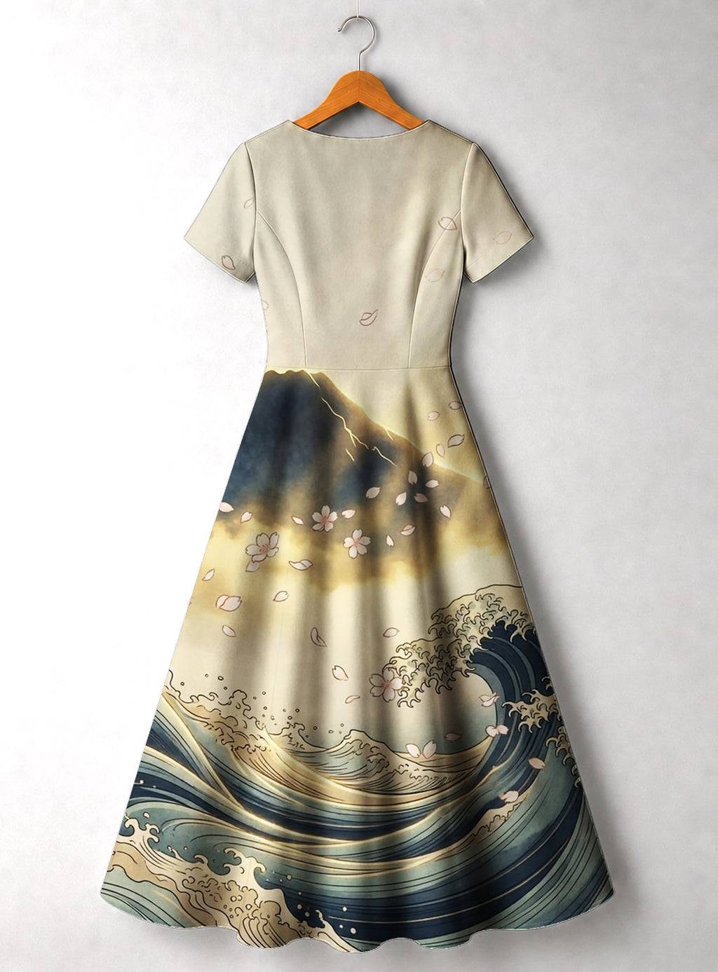 "Wimbi" Short Sleeve Maxi Dress