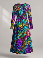 "Upinde" Viscose Midi Dress