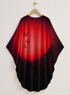 "Selah" Red" Kaftan Dress