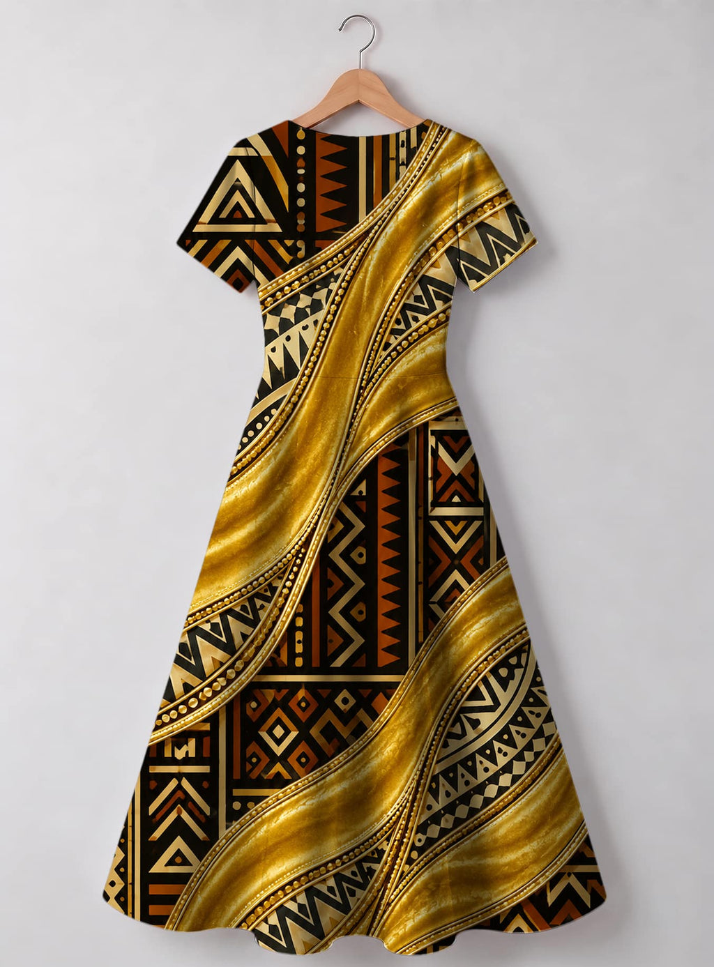 "Kahiko" Sweetheart Midi Dress