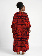 Shaka Burgundy Kaftan Dress Promo