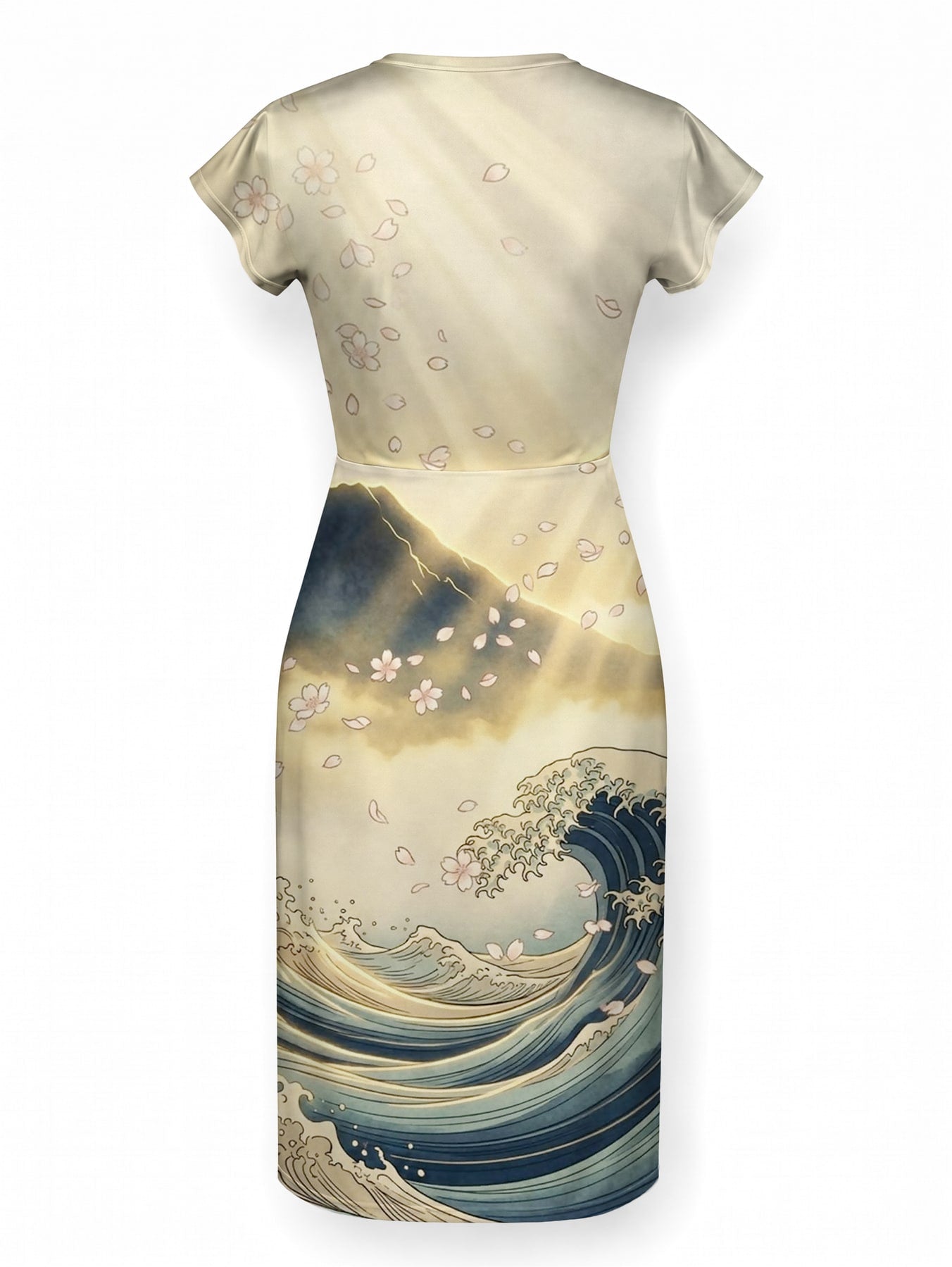 "Wimbi" Cap Sleeve Midi Dress