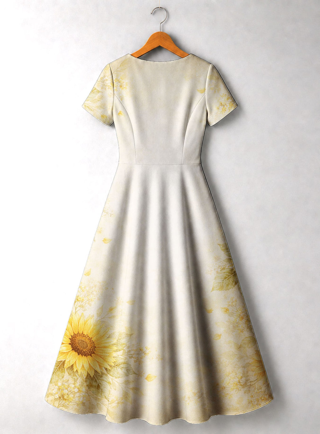 "Jua" Short Sleeve Maxi Dress