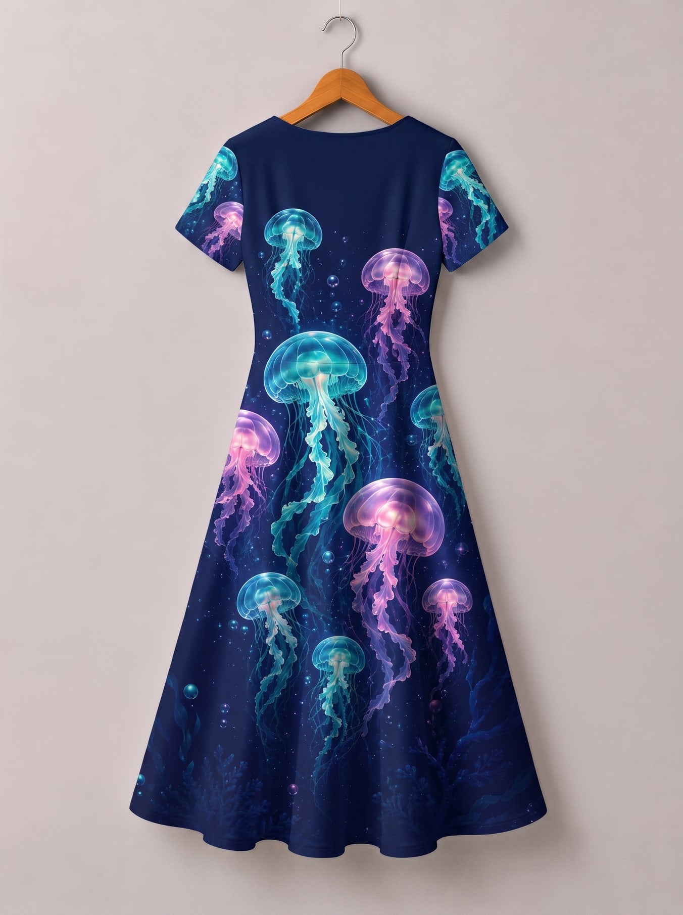 "Bahari" Short Sleeve Maxi Dress