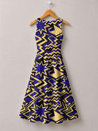 Royal Blue Sheba Corset Dress