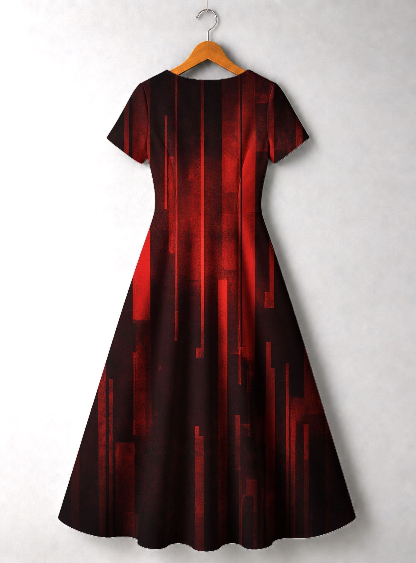 "Asante" Short Sleeve Maxi Dress