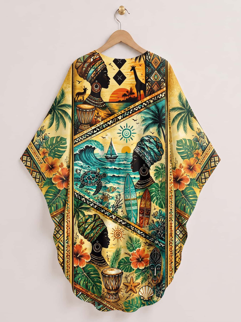"Safari" Kaftan Dress