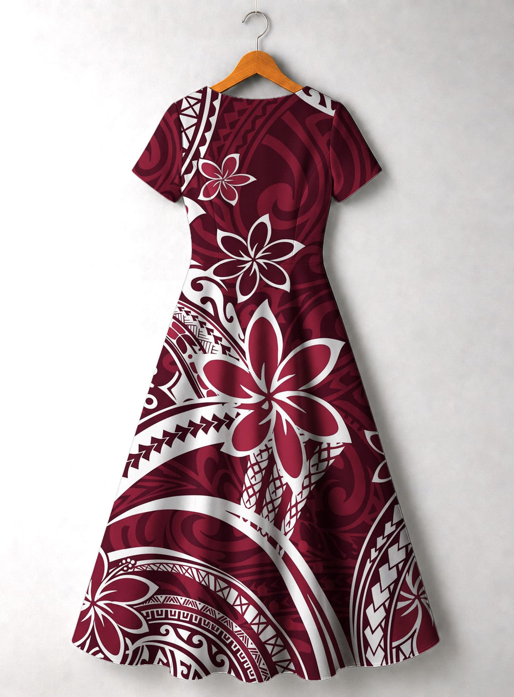 "Lehua" Short Sleeve Maxi Dress