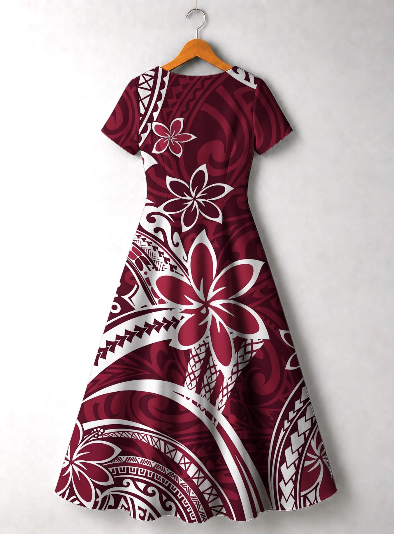 "Lehua" Short Sleeve Maxi Dress