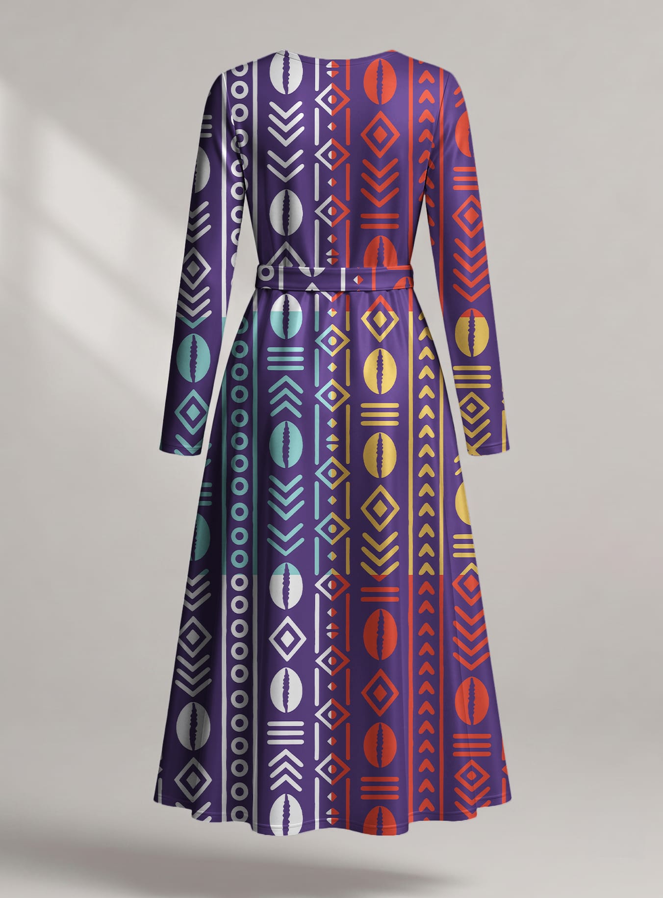 "Oshun Zamani" Viscose Midi Dress