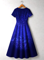 Black Woman Loved Short Sleeve Maxi Dress Promo