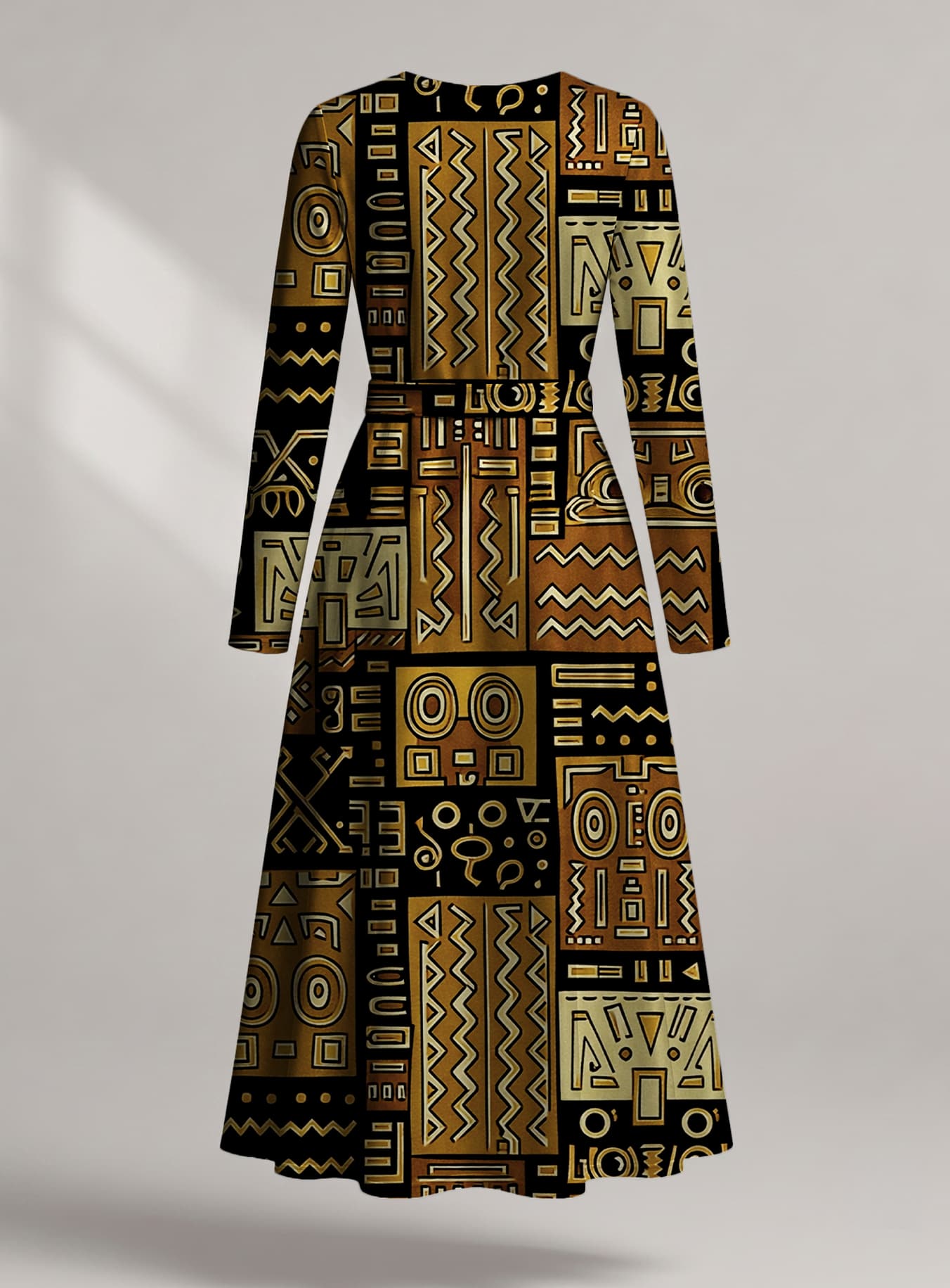 "Sankofa" Viscose Midi Dress