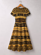 Baraka Short Sleeve Maxi Dress Promo