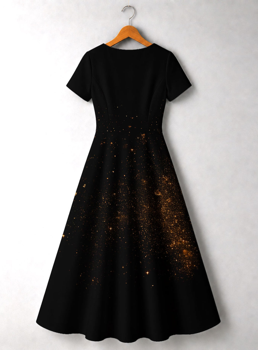 "Tunu" Short Sleeve Maxi Dress