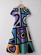 "Sanaa" Sweetheart Midi Dress