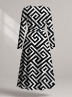 "Zamu" Viscose Midi Dress