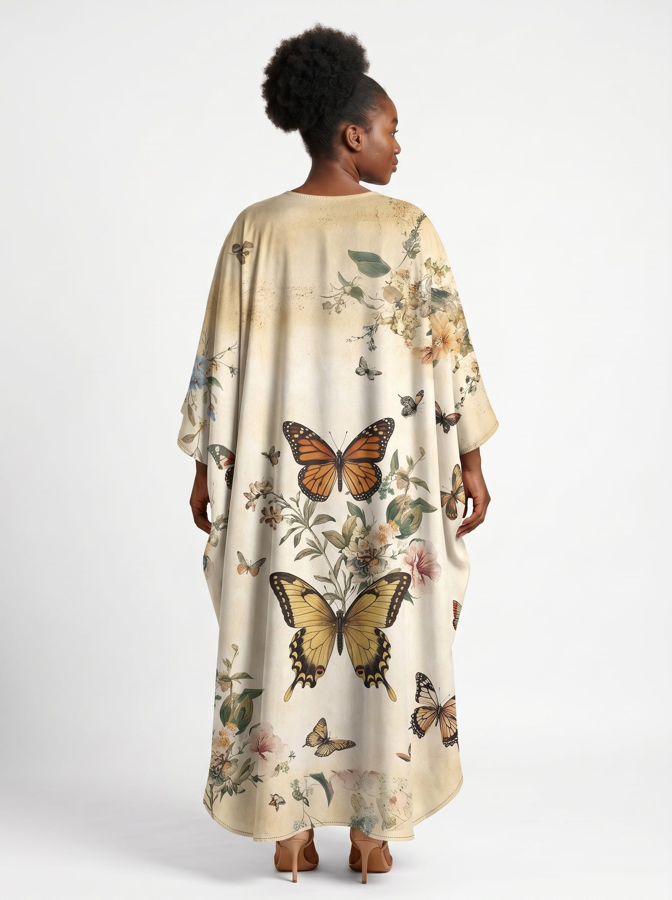 Gorgeous Black Queen Kaftan Dress
