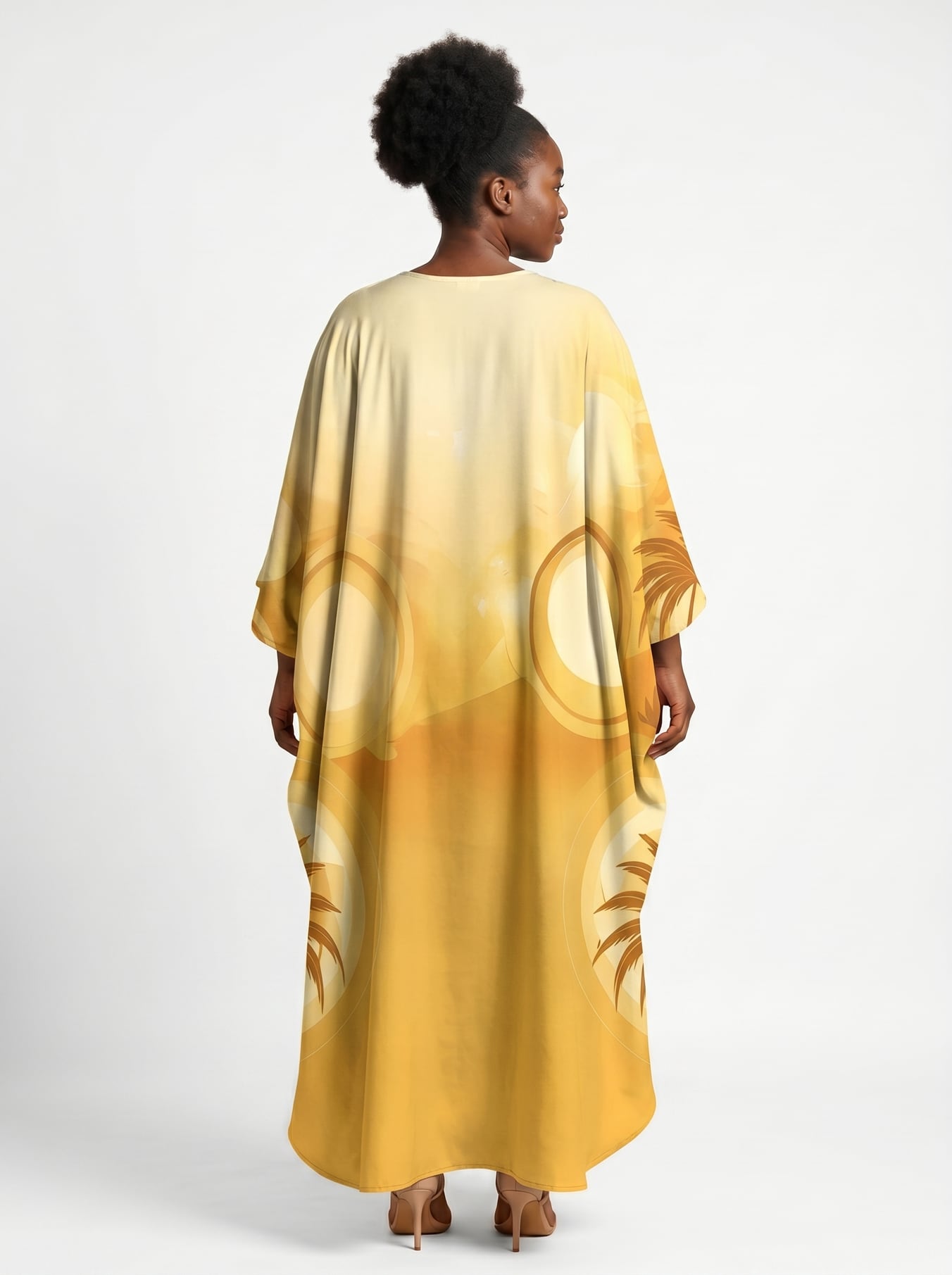 Ancestral Flame Kaftan Dress