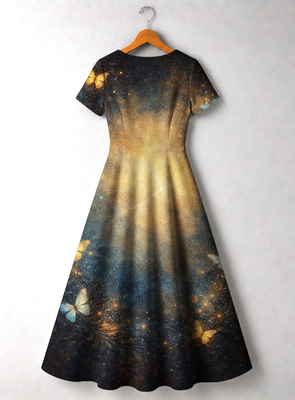 "Badass" Short Sleeve Maxi Dress