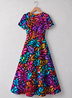 "Rangi" Sweetheart Midi Dress