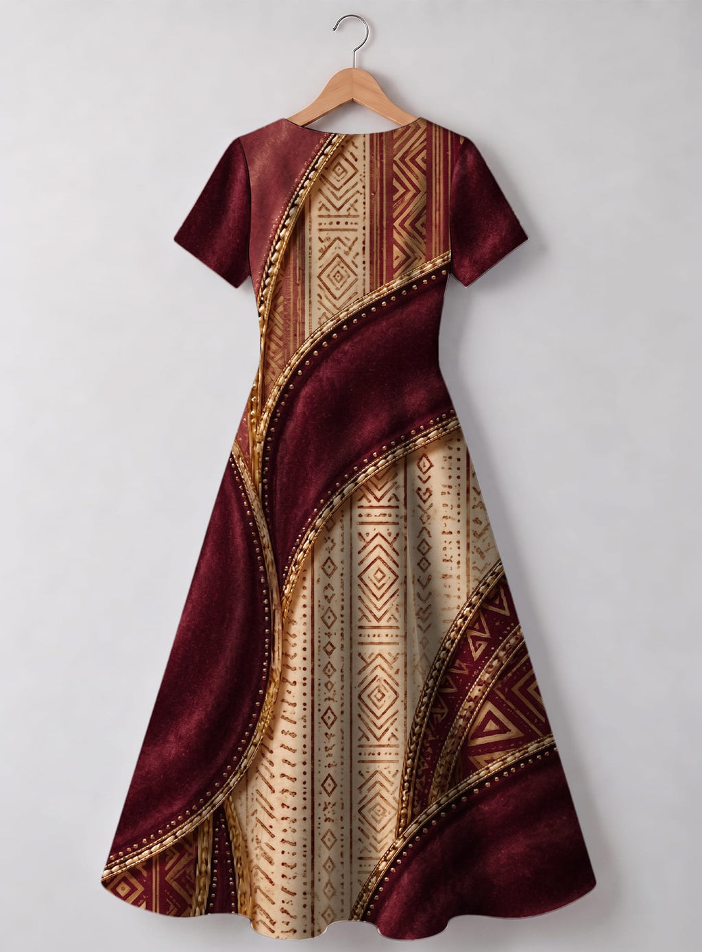 "Tapa" Sweetheart Midi Dress