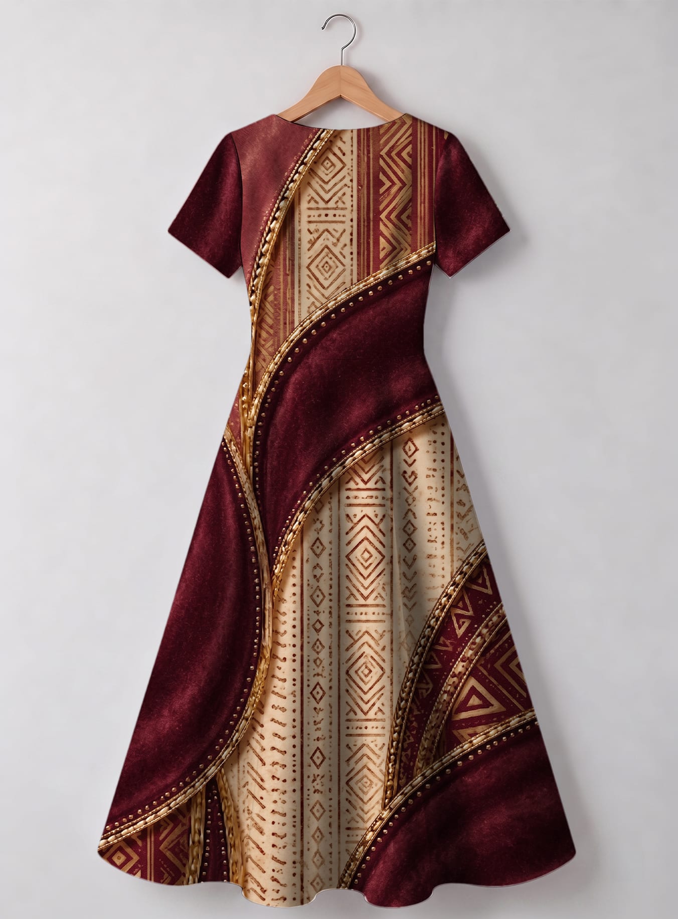 "Tapa" Sweetheart Midi Dress