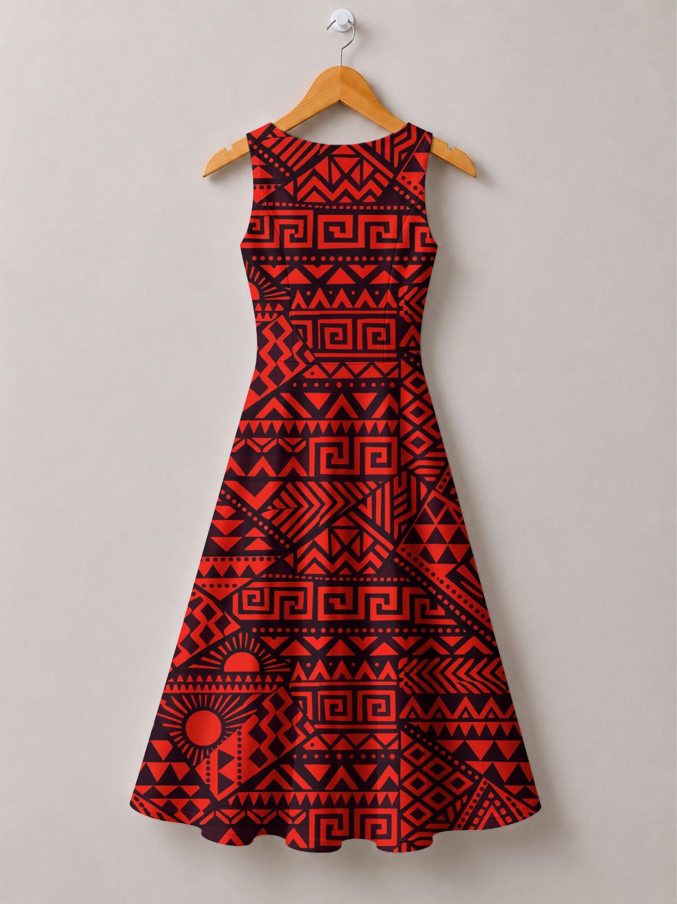 "Shaka" Burgundy Corset Dress