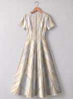 "Kaure" Sweetheart Midi Dress