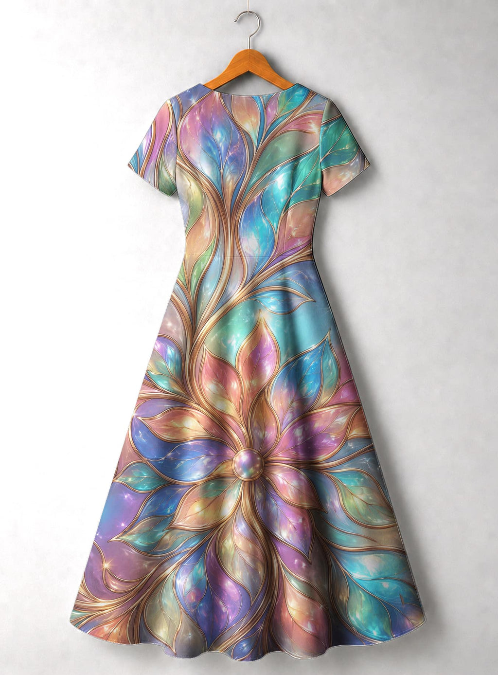"Almasi" Short Sleeve Maxi Dress Promo