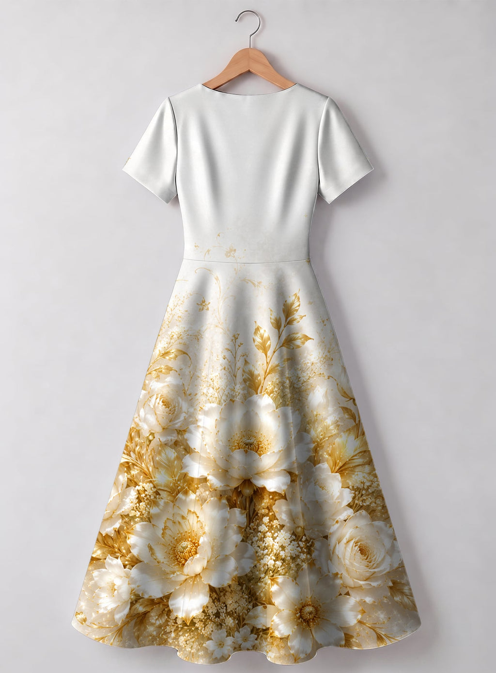 "Msalaba" Sweetheart Midi Dress