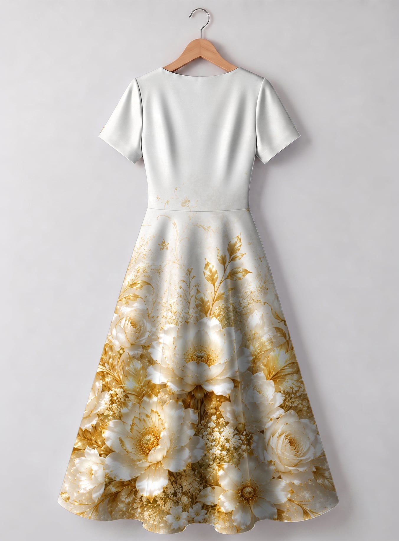 "Msalaba" Sweetheart Midi Dress