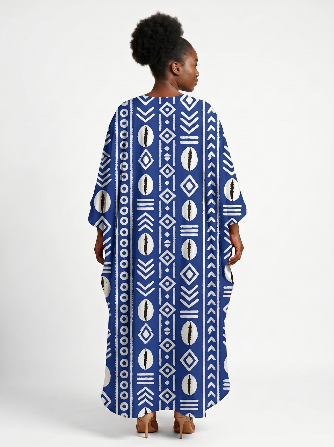 Oshun Royal Blue Kaftan Dress