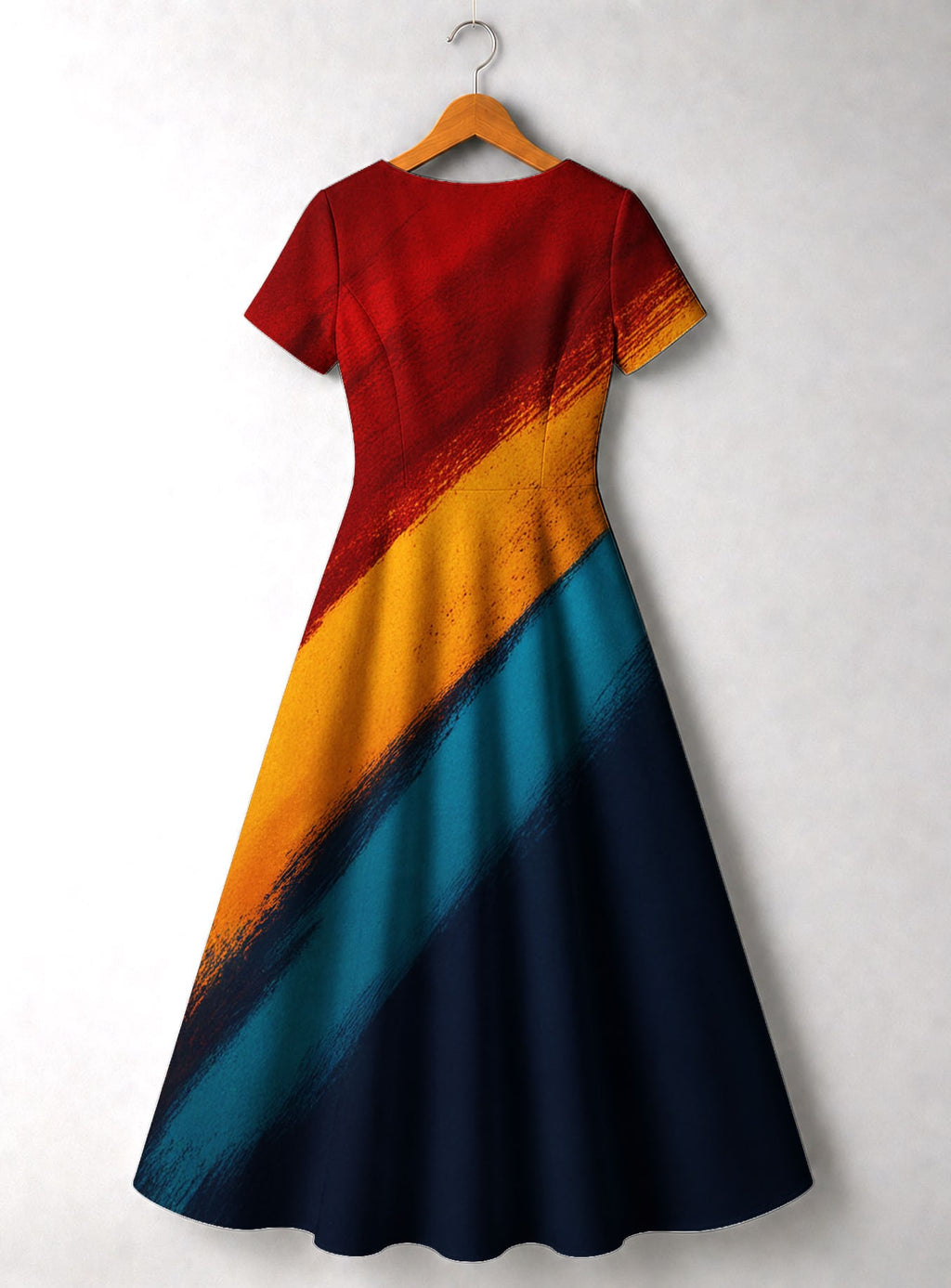 "Nala" Short Sleeve Maxi Dress