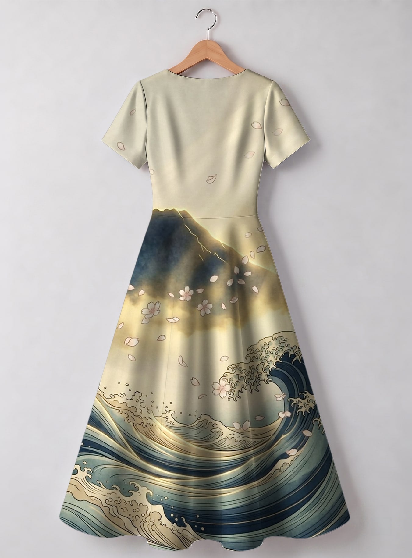 "Wimbi" Sweetheart Midi Dress