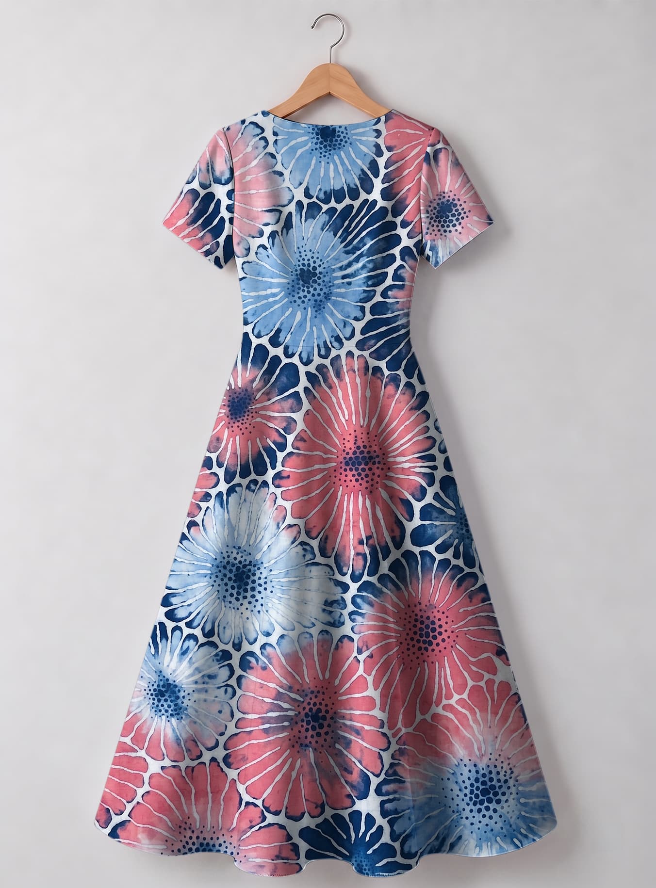 "Samawati" Sweetheart Midi Dress
