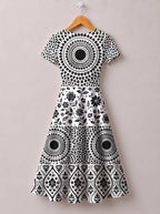 "Mwanga" Short Sleeve Maxi Dress