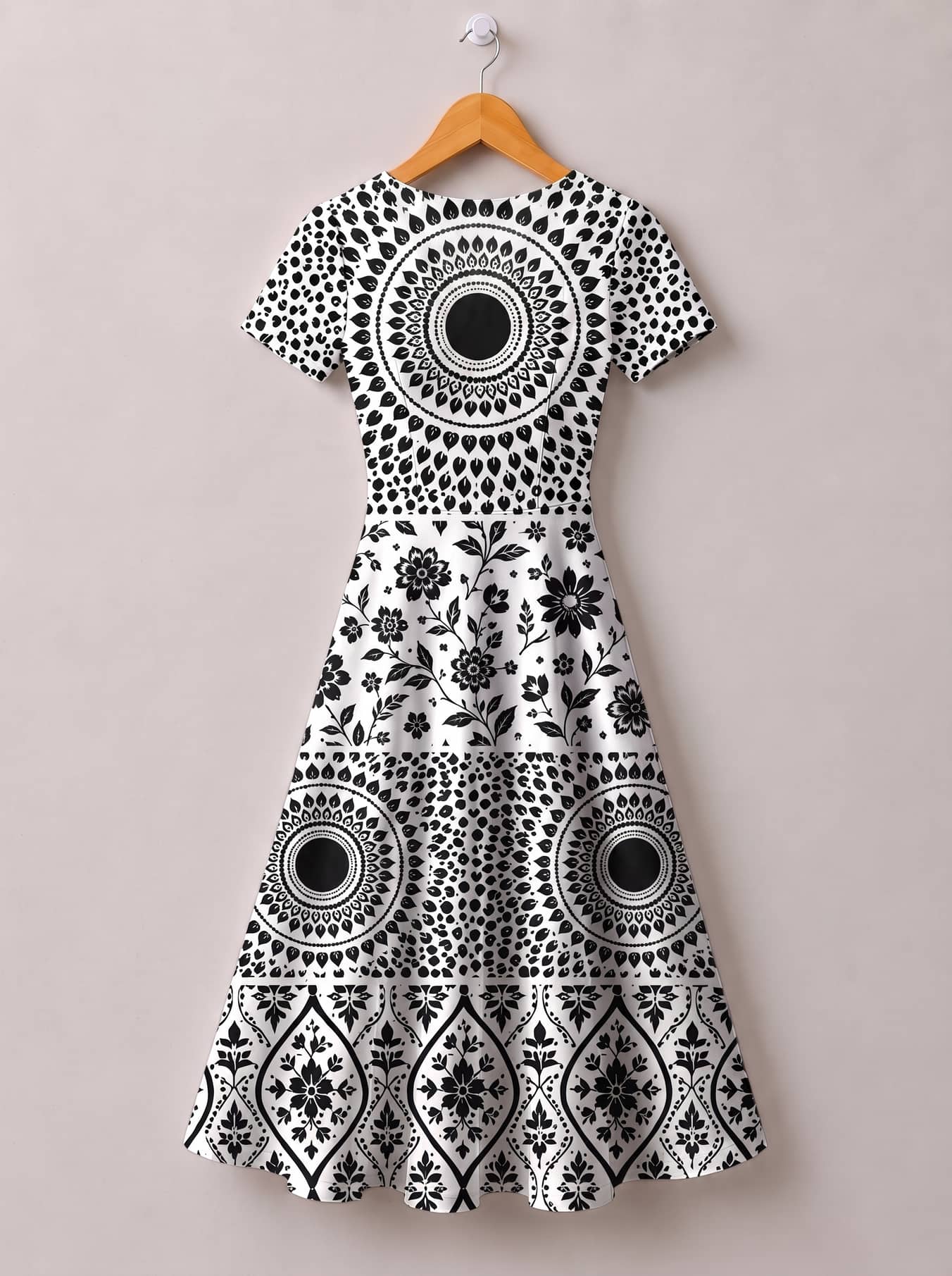 "Mwanga" Short Sleeve Maxi Dress