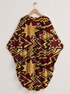 "Burgundy Sheba" Kaftan Dress